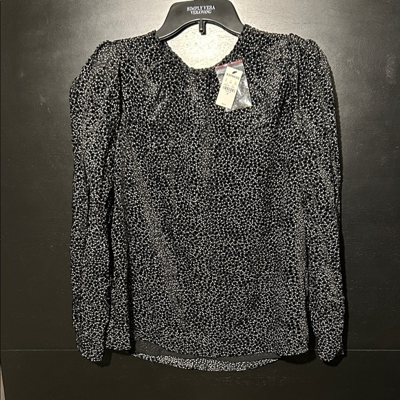 Express Black and White Women's Blouse - Picture 1 of 6